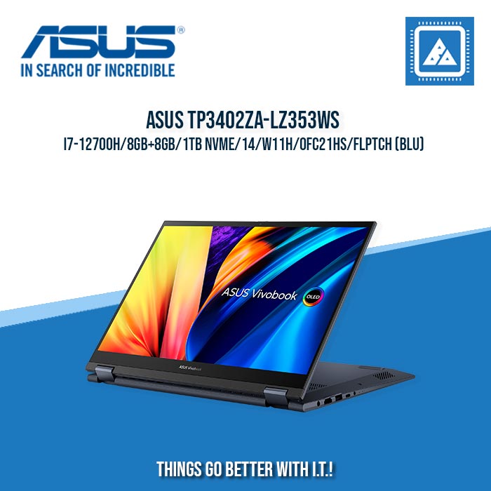 ASUS TP3402ZA-LZ353WS I7-12700H/8GB+8GB/1TB NVME | BEST FOR STUDENTS AND FREELANCERS LAPTOP ASUS TP3402ZA-LZ353WS I7-12700H/8GB+8GB/1TB NVME | BEST FOR STUDENTS AND FREELANCERS LAPTOP